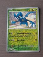 Scarlet & violet 002/198 heracross reverse, Hobby en Vrije tijd, Verzamelkaartspellen | Pokémon, Ophalen of Verzenden, Zo goed als nieuw