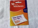 HANGBOEKJE 10 OM TE FELICITEREN  uit 2001, Postzegels en Munten, Ophalen of Verzenden, Postfris