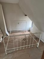 Echt antiek frans (verbreed) bed 160/200, Huis en Inrichting, Slaapkamer | Bedden, Gebruikt, Ophalen of Verzenden, Twijfelaar