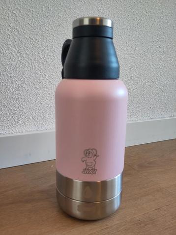Thermosfles Jaxy 920ml, met drinkbeker,  drink- en voerbak beschikbaar voor biedingen