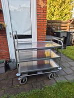 RVS trolley, 100 liter of meer, Ophalen, Zo goed als nieuw, Transportkar