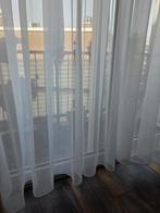 Nieuwe voile vitrage met loodveter + plooiband er opgemaakt, Huis en Inrichting, Stoffering | Gordijnen en Lamellen, 200 cm of meer