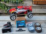 Traxxas Rustler met schans, snellader en extra's!, Hobby en Vrije tijd, Modelbouw | Radiografisch | Auto's, Auto offroad, Elektro