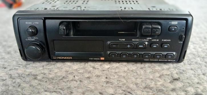 Pioneer KEH-2500 oldtimer casette autoradio, Auto diversen, Autoradio's, Zo goed als nieuw, Ophalen of Verzenden