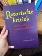 Retorische kritiek, Ophalen of Verzenden, Beta, Zo goed als nieuw, HBO