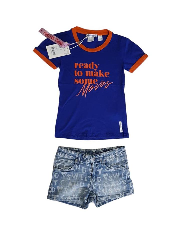 Geweldige H&M meisjes jeans shorts maat 140., Kinderen en Baby's, Kinderkleding | Maat 140, Zo goed als nieuw, Meisje, Broek, Verzenden