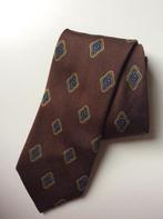 Mooie nieuwe bruin blauwe stropdas (Beau Tie), Nieuw, Met patroon, Ophalen of Verzenden, Bruin