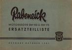 Rabeneick SM150 SM175 Ersatzteilliste (1951) 4457z, Ophalen of Verzenden, Overige merken