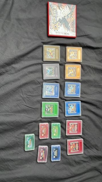 Grote verzameling GBC en GBA Pokémon games