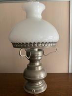 Tinnen schemerlamp, Ophalen