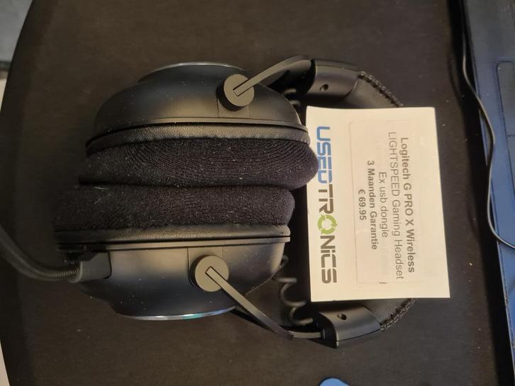 Logitech G PRO X Wireless LIGHTSPEED Gaming Headset EX, Computers en Software, Headsets, Gebruikt, Over-ear, Draadloos, Gaming headset