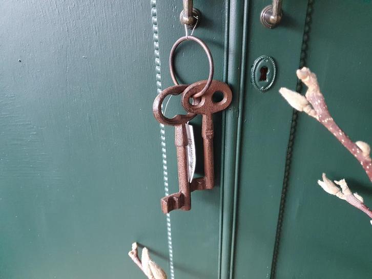 Sleutels groot wanddecoratie, Huis en Inrichting, Woonaccessoires | Wanddecoraties, Nieuw, Ophalen of Verzenden