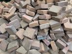 Gratis Koppelstenen Kobblestones 15x15x6 cm ong. 40m2, Ophalen, Gebruikt, Klinkers, 10 m² of meer