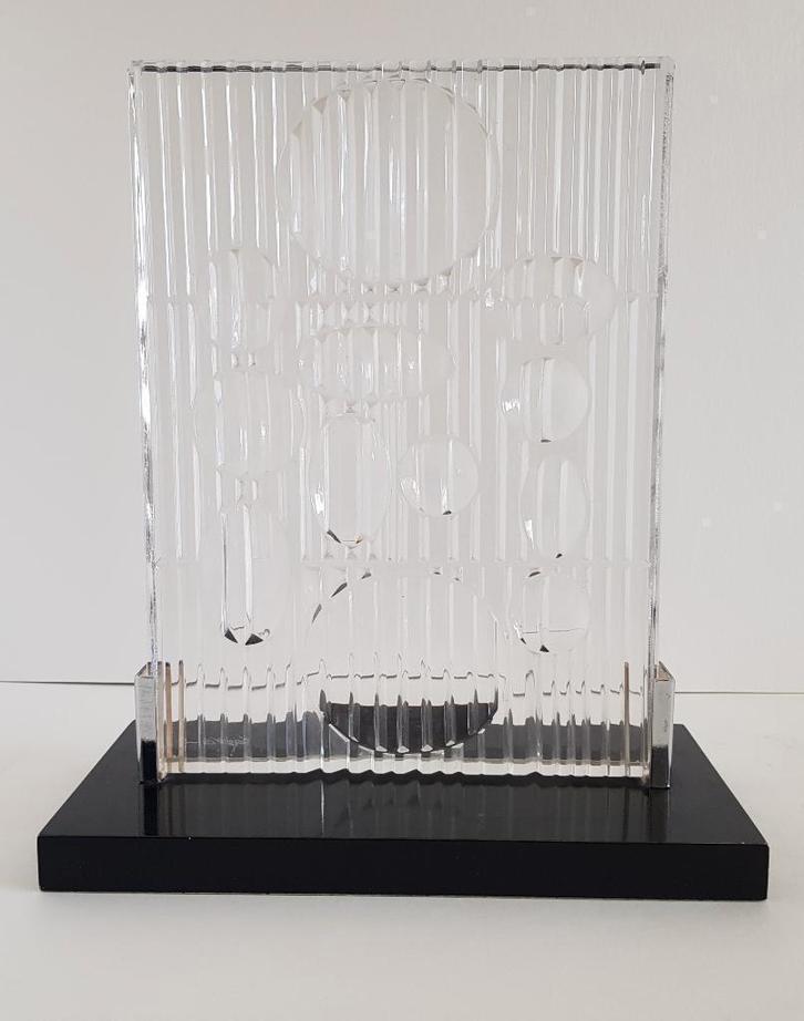 Victor Vasarely - EREBUS Rosenthal Glas Sculpture 1982, Antiek en Kunst, Kunst | Overige Kunst, Ophalen of Verzenden