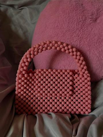 Blush Dream – Handmade Beaded Bag  beschikbaar voor biedingen