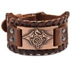 Leren armband., Ophalen of Verzenden, Nieuw, Bruin, Leer