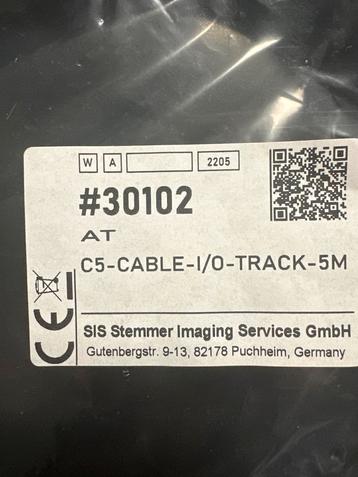 Stemmer Imaging C5-CABLE-I/O-TRACK-5M Kabel beschikbaar voor biedingen