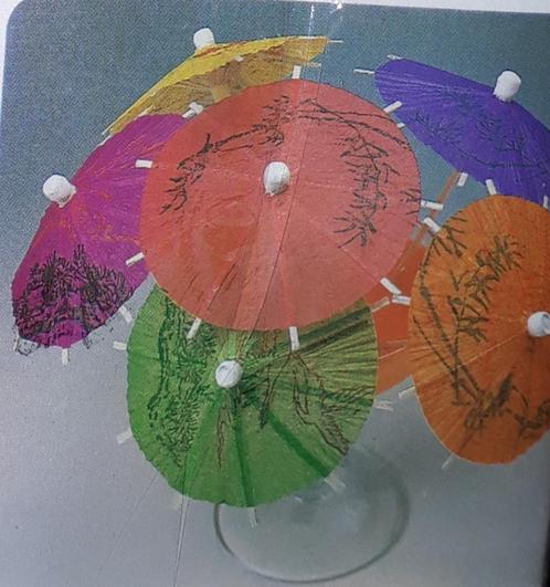 219 st. parasol 8 cm - nieuw, Hobby en Vrije tijd, Feestartikelen, Nieuw, Versiering, Ophalen of Verzenden