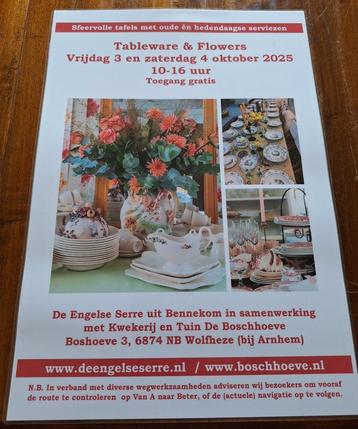 Serviezendagen 3 en 4 oktober 2025. Save the date beschikbaar voor biedingen
