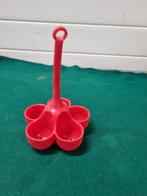 Eiermandje rood kunststof flexibele, Ophalen of Verzenden, 'T Olde Gre-j, Info@toldegrej.nl, Endepoelstraat 20f Didam