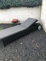 4 Seasons Outdoor Ligbed grijs met kussen, Tuin en Terras, Ligbedden, Ophalen, Zo goed als nieuw