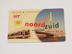 RET telefoonkaart noord-zuid lijn, Verzamelen, Spoorwegen en Tramwegen, Ophalen of Verzenden, Nieuw, Bus of Metro, Overige typen