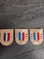 US ARMY 1ST BN,3rdBN, 506TH INFANTRY REGT BERET FLASHES, Verzamelen, Speldjes, Pins en Buttons, Ophalen of Verzenden, Zo goed als nieuw