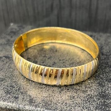 14k gouden armband slavenarmband dik schakel beschikbaar voor biedingen