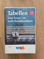 Tabellen voor bouw- en waterbouwkundigen, 11e druk, Ophalen of Verzenden, Zo goed als nieuw, Bouwkunde, R. Blok