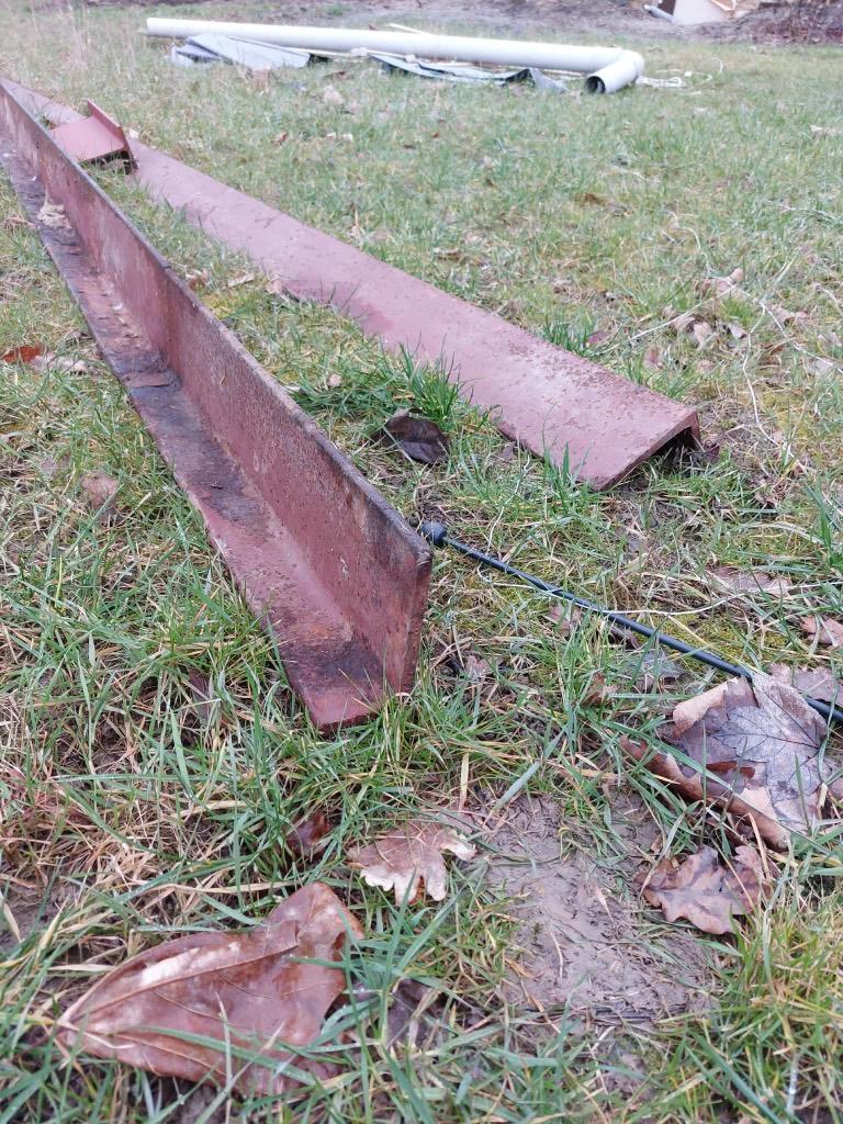 Latei stalen zeer lang (1 stuk), Doe-het-zelf en Verbouw, Ophalen, Gebruikt