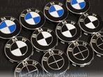BMW NAAFKAPJES 68MM BLAUW/ZWART WIT FULL BLACK, Ophalen of Verzenden, Nieuw