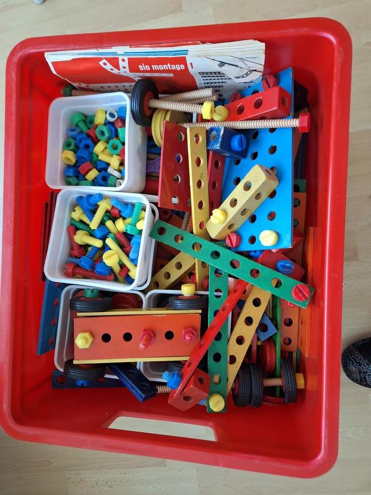 Vintage Sio montage, Kinderen en Baby's, Speelgoed | Bouwstenen, Gebruikt, Ophalen