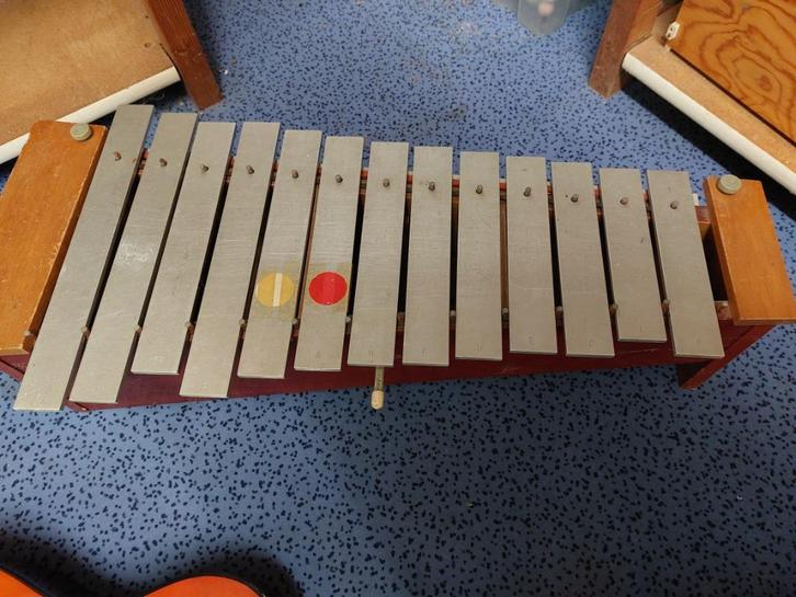 2 xylofoons, zie foto's, Muziek en Instrumenten, Percussie, Gebruikt, Melodische percussie, Ophalen of Verzenden
