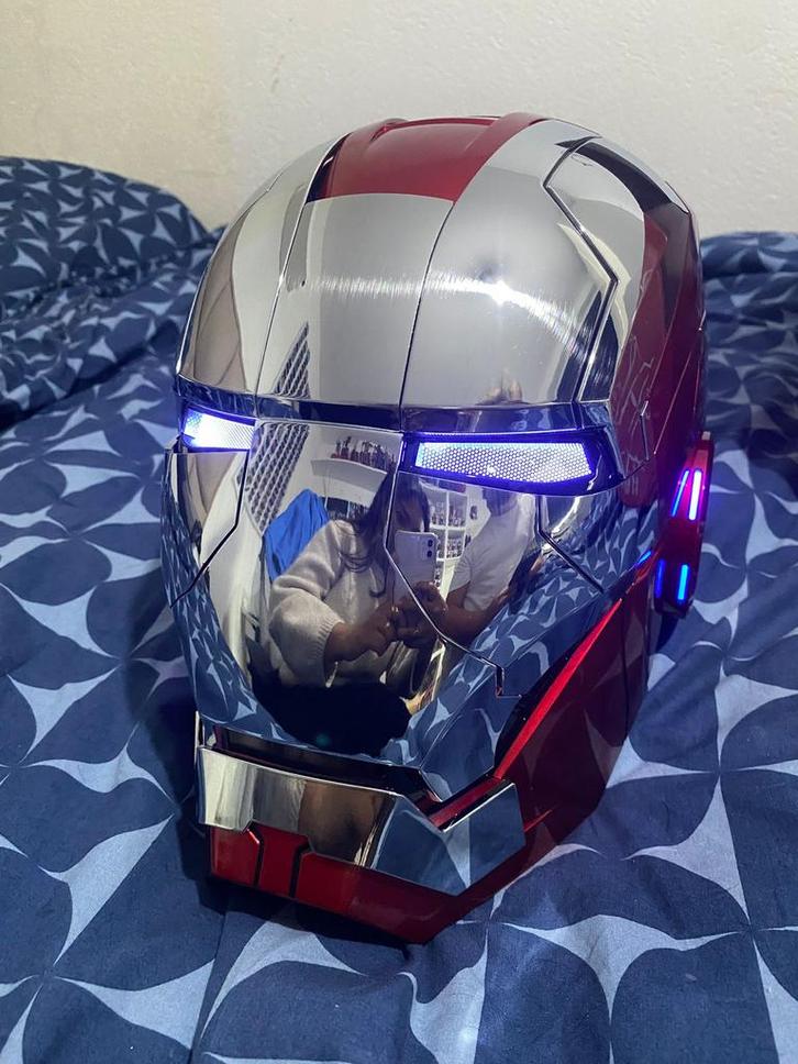 Iron Man Mark V Helm, Verzamelen, Stripfiguren, Zo goed als nieuw, Beeldje of Figuurtje, Snoopy, Ophalen of Verzenden