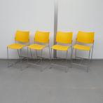 Casala krukken - gele kunststof zitting- set van 4