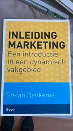 Stefan Renkema - Inleiding marketing, Ophalen of Verzenden, Stefan Renkema, Management, Zo goed als nieuw
