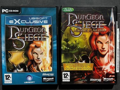 PC Game Set - Dungeon Siege 1 en Legends of Aranna, Spelcomputers en Games, Games | Pc, Zo goed als nieuw, Avontuur en Actie, 1 speler