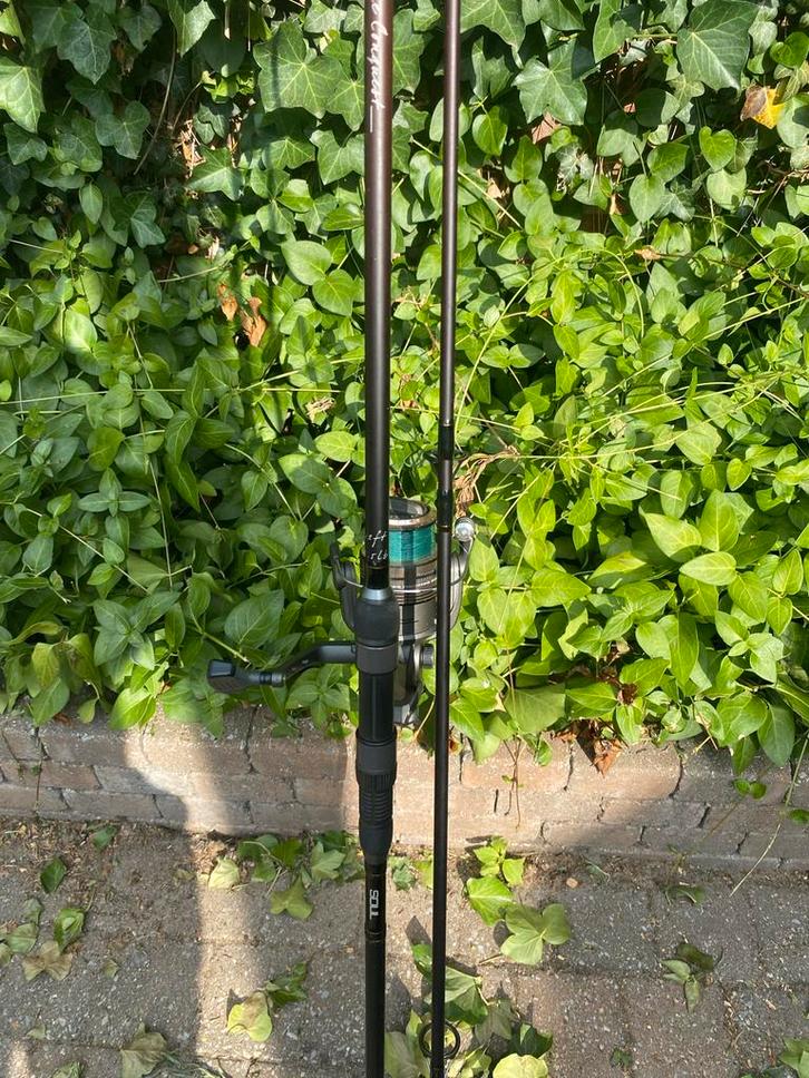 Werphengel met Molen - Zo goed als nieuw!, Watersport en Boten, Hengelsport | Karpervissen, Zo goed als nieuw, Werphengel, Ophalen