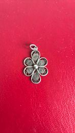 Zilver hanger  bloem, Gebruikt, Ophalen of Verzenden, Bloem of Plant, Zilver