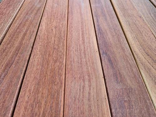 KORTING: GEVELBEKLEDING PARTIJ HARDHOUTEN   GEVELBEKLEDING H, Tuin en Terras, Palen, Balken en Planken, Nieuw, Planken, 250 cm of meer