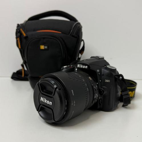 Nikon D90 + Nikon DX AF-S Nikkor 18-105MM Lens | Compleet Me, Audio, Tv en Foto, Videocamera's Digitaal, Zo goed als nieuw