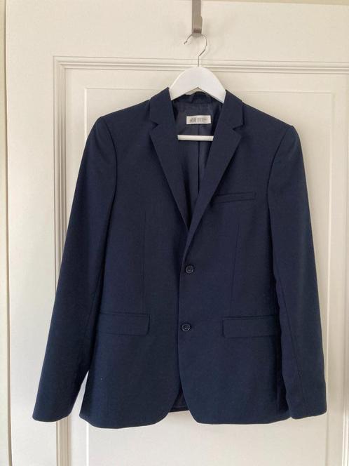 Colbert donkerblauw (marineblauw) maat 170, Kinderen en Baby's, Kinderkleding | Maat 170, Zo goed als nieuw, Jongen, Jas, Ophalen