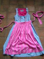 tiroler dirndl jurk en schort maat 36 nr LL 91, Carnaval, Verzenden, Maat 46/48 (XL) of groter, Zo goed als nieuw