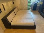 bed 120x200 meter met lattenbodem en matras, Huis en Inrichting, Slaapkamer | Bedden, Ophalen, Gebruikt, Wit, Twijfelaar