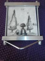 lijst mini wissellijst ijzer aluminium staand fotolijst foto, Minder dan 50 cm, Metaal of Aluminium, Ophalen of Verzenden, Zo goed als nieuw