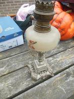 olielamp verzamel decoratie met glas, Antiek en Kunst, Antiek | Lampen, Ophalen of Verzenden