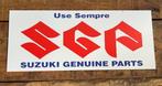 SGP - Suzuki Genuine parts -  reclamebord, Ophalen of Verzenden, Zo goed als nieuw, Auto's