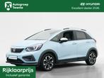 Honda Jazz 1.5 e:HEV Crosstar | Rijklaarprijs Inclusief Gara, Auto's, 12 maanden, Stof, 4 cilinders, Blauw