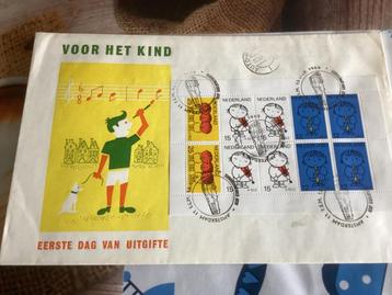 No2004 E100A grote fdc met kindervel Autopostkantoor koop ki beschikbaar voor biedingen