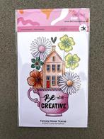 Clearstempel Carla kamphuis Fantasy house teacup, Ophalen of Verzenden, Nieuw, Clearstamp